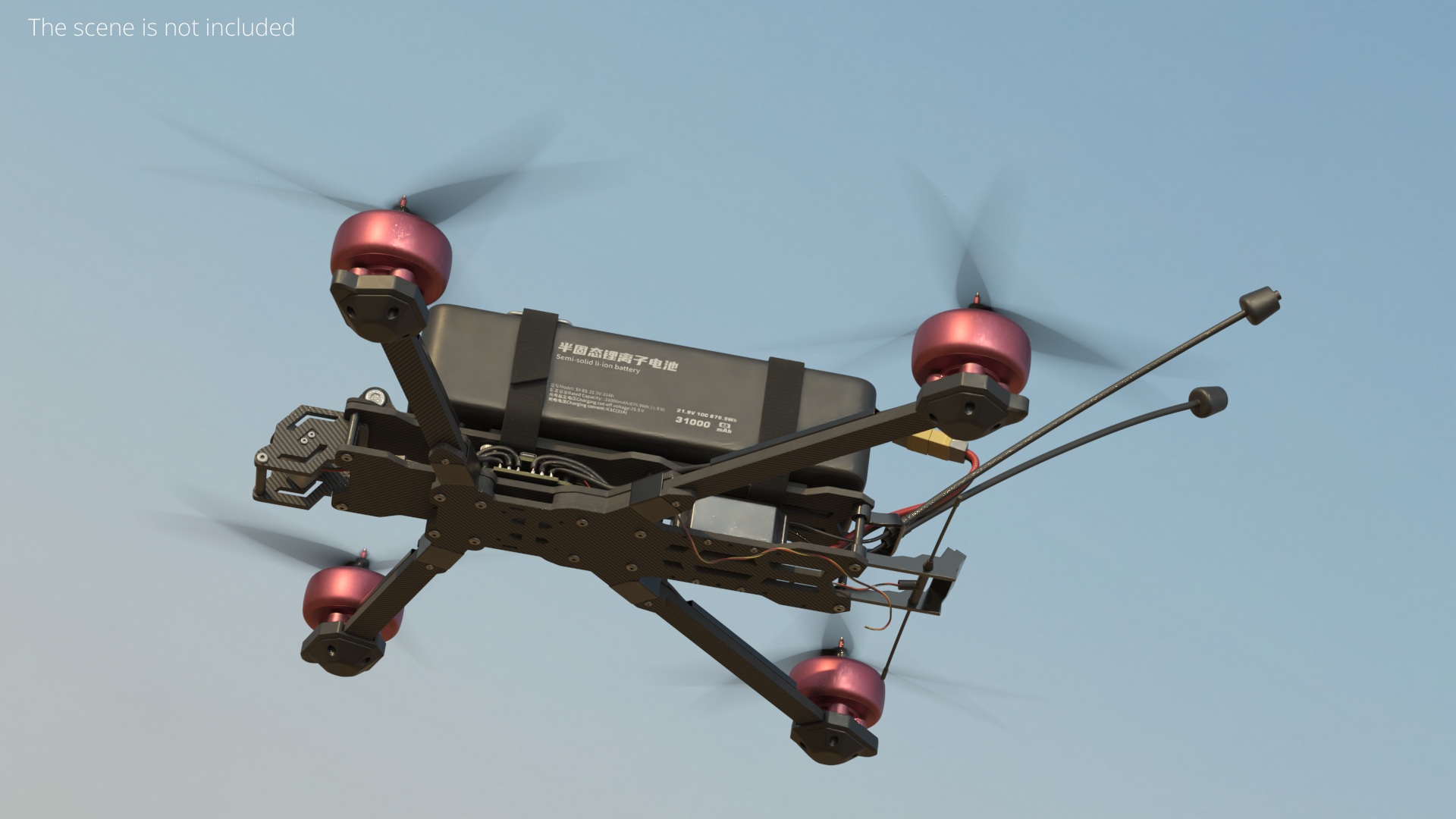 Quadcopter FPV Drone with Camera and Battery - view 4