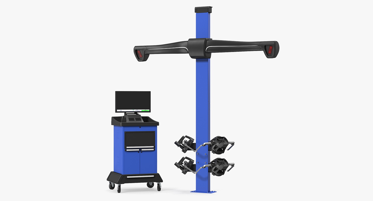 3D model Wheel Aligner Car Equipment Generic