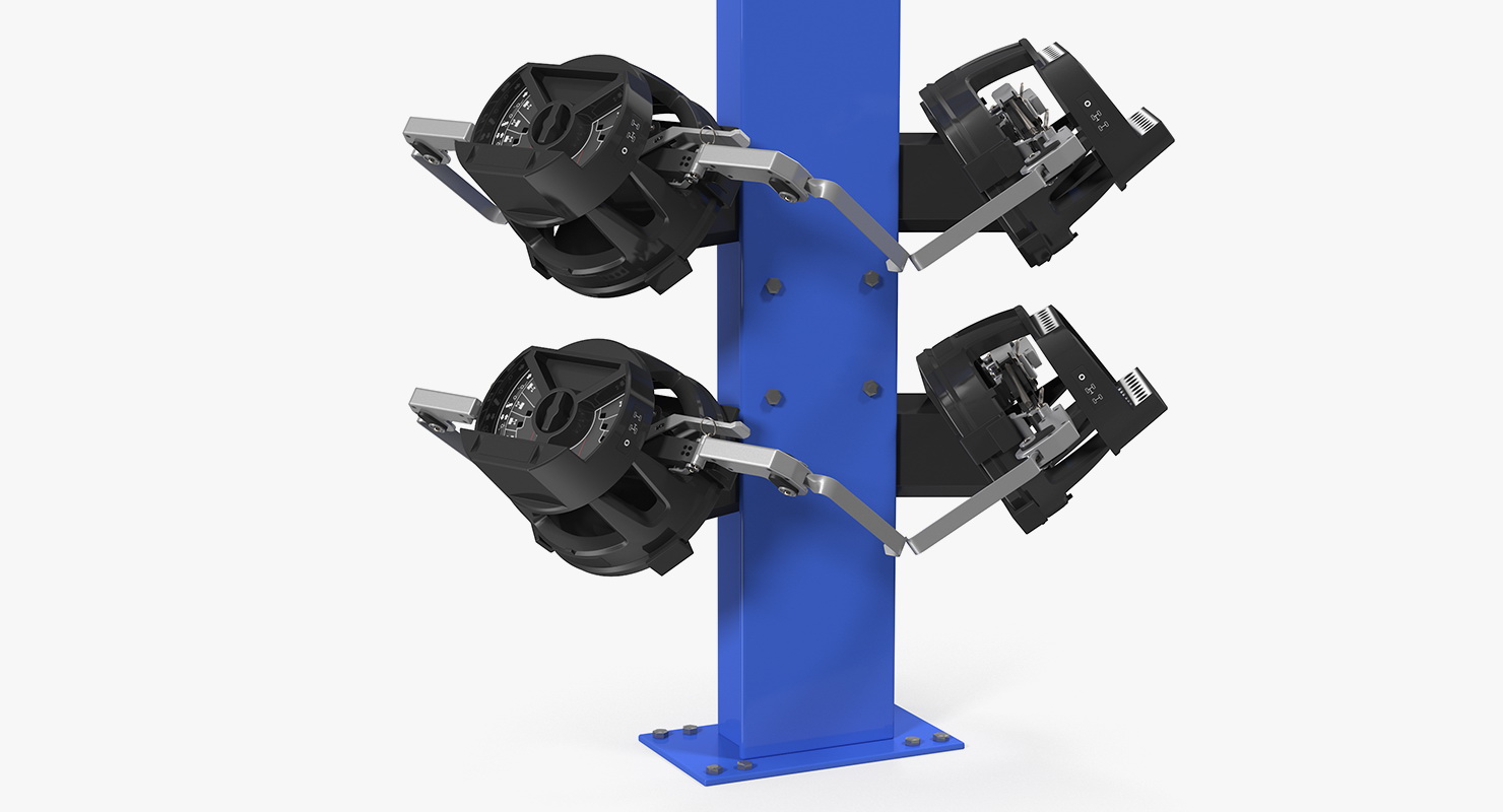 3D model Wheel Aligner Car Equipment Generic
