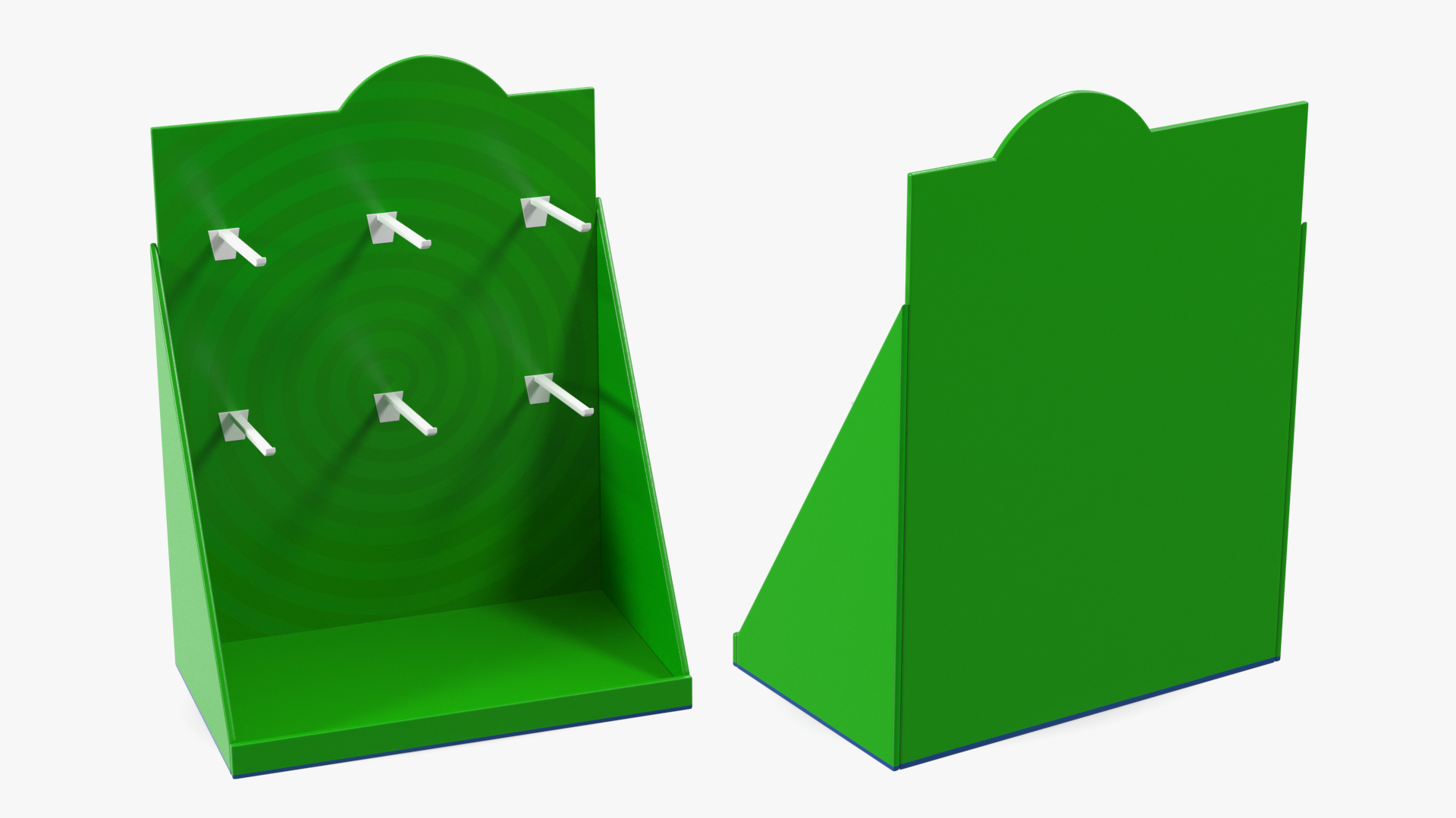 3D Plastic Counter Top Display Green model