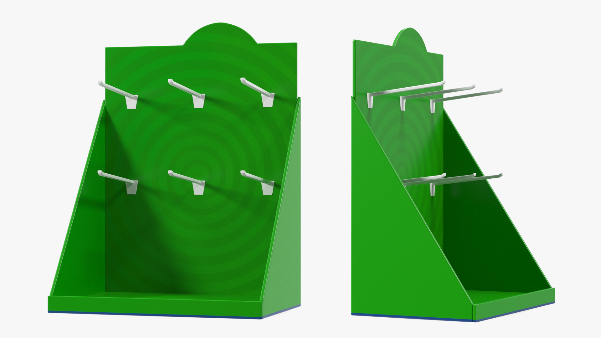 3D Plastic Counter Top Display Green model