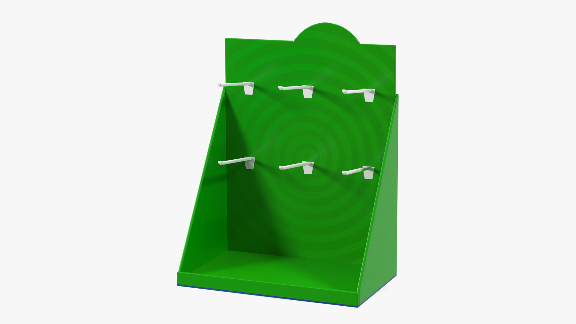 3D Plastic Counter Top Display Green model