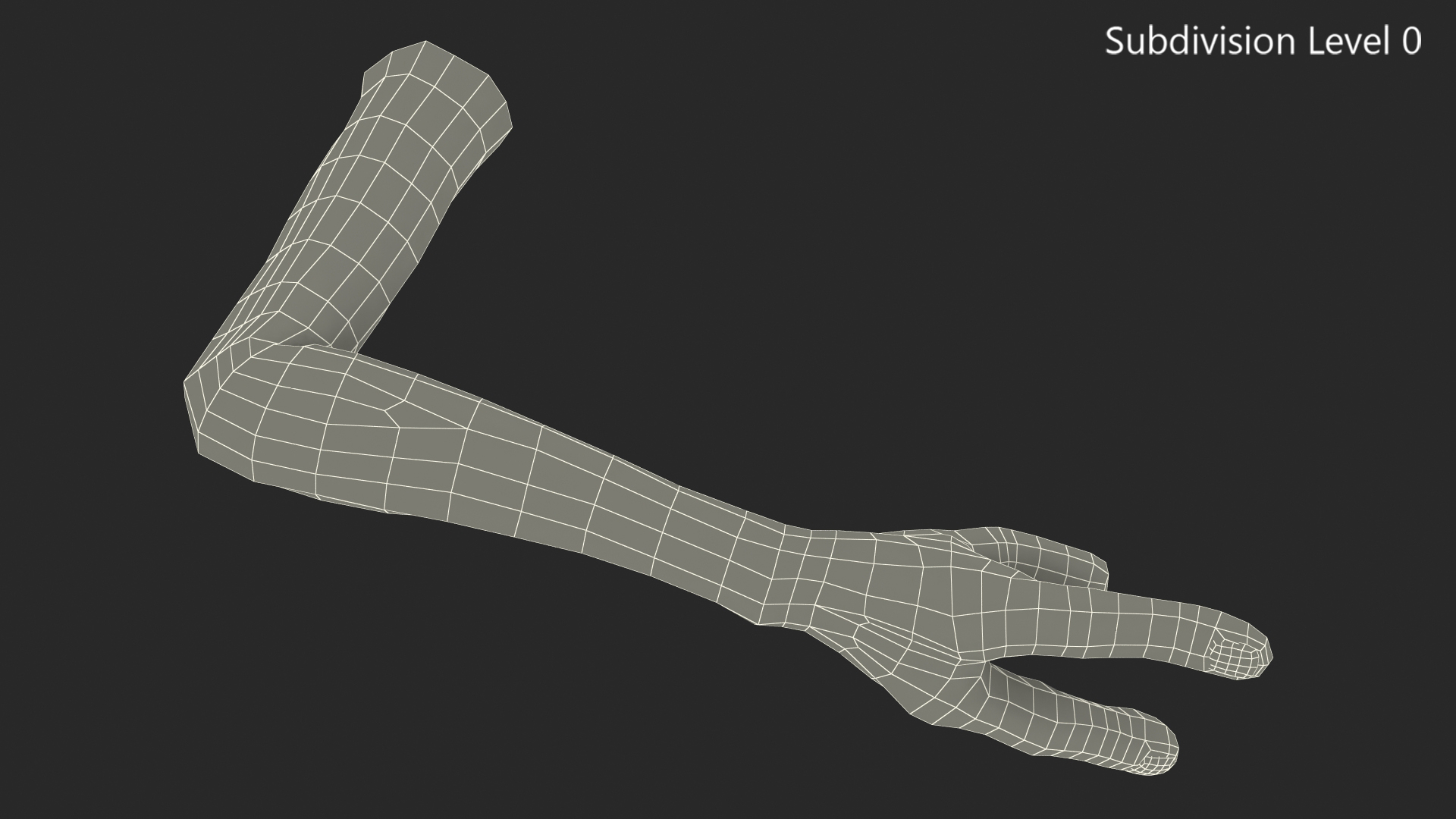 3D model Green Alien Arm