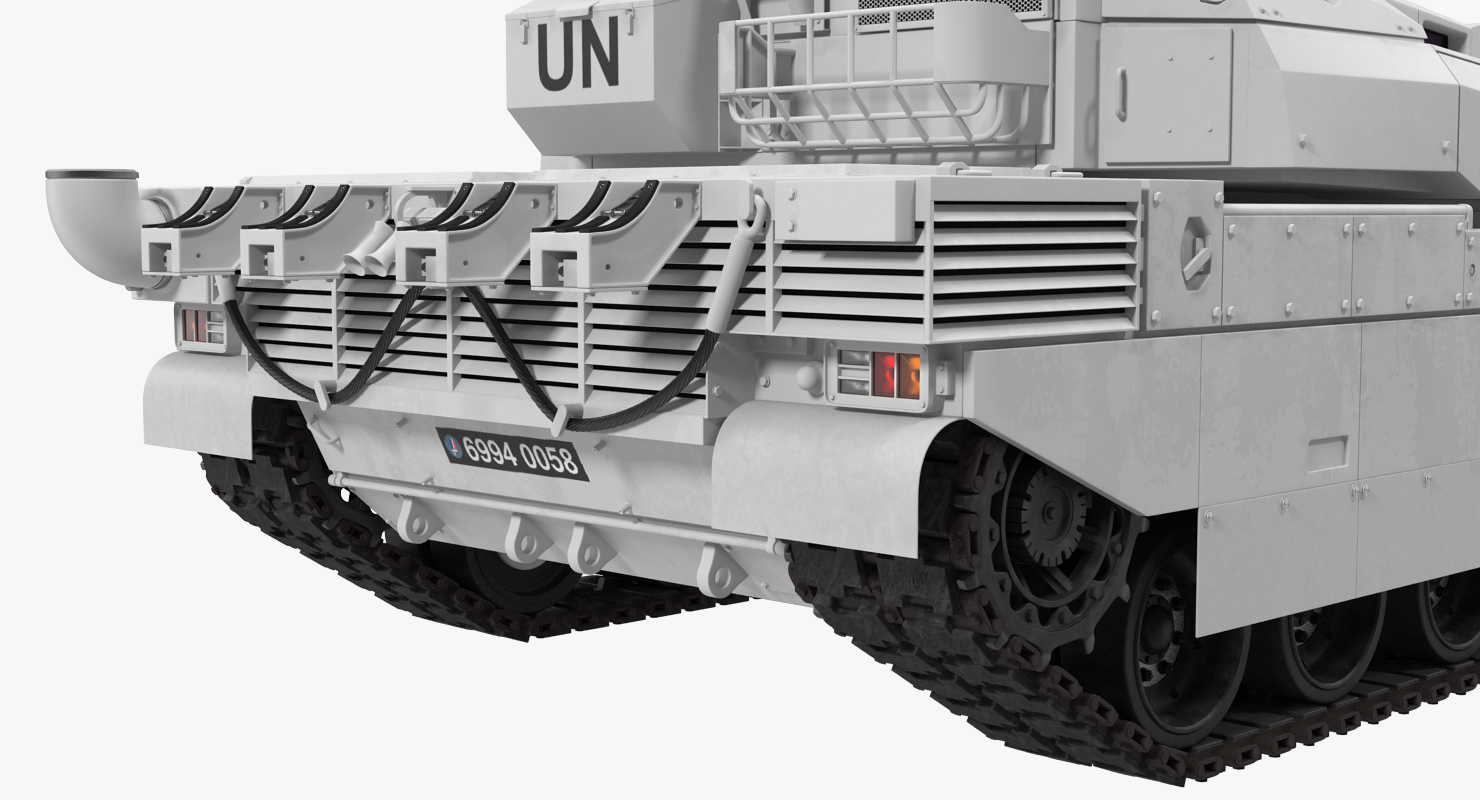 Tank AMX 56 Leclerc United Nations 3D model