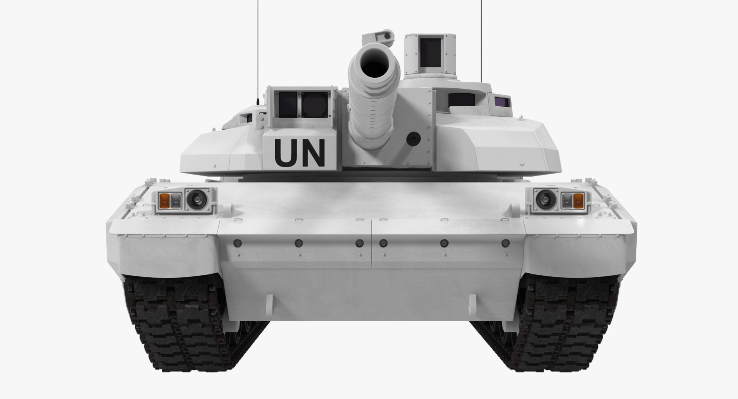 Tank AMX 56 Leclerc United Nations 3D model