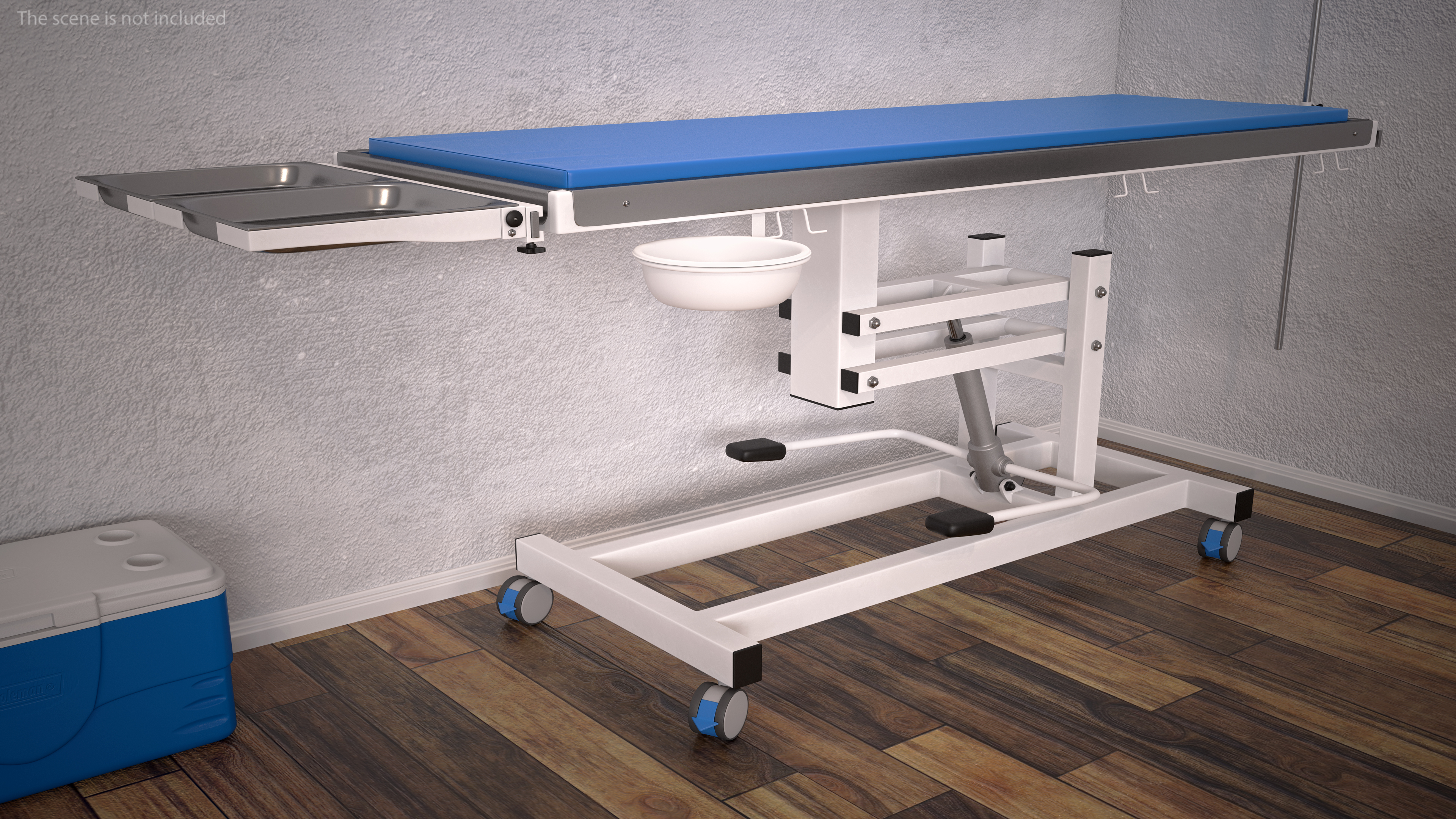 3D Veterinary Operating Table Blue