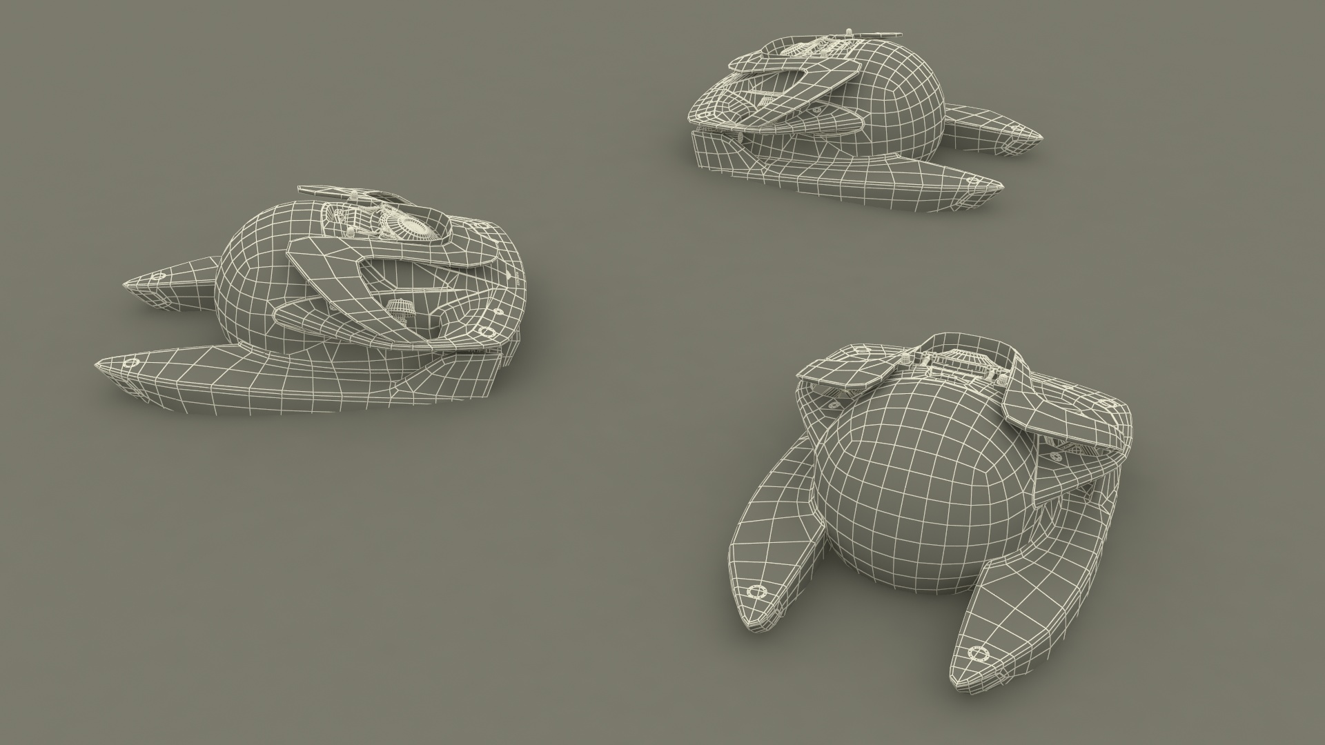 3D Aston Martin Submarine Ocean Water Rigged