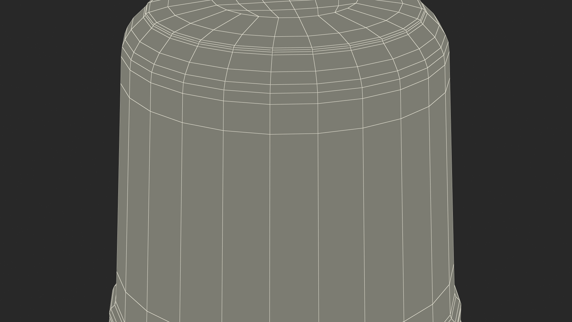 3D Flashing Rotating Beacon Orange