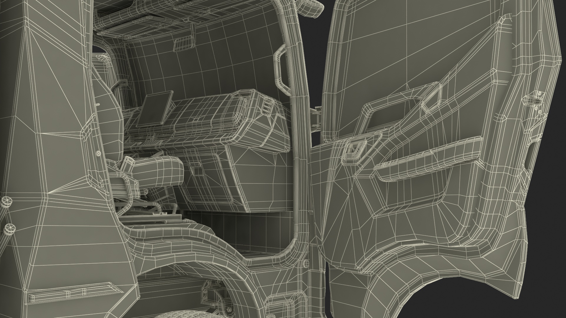 3D model Truck BYD ETM6 Blue Rigged for Maya