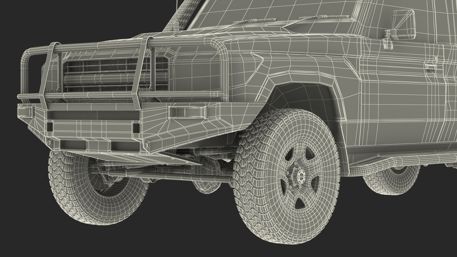 Safari Vehicle 4x4 Exterior Only 3D