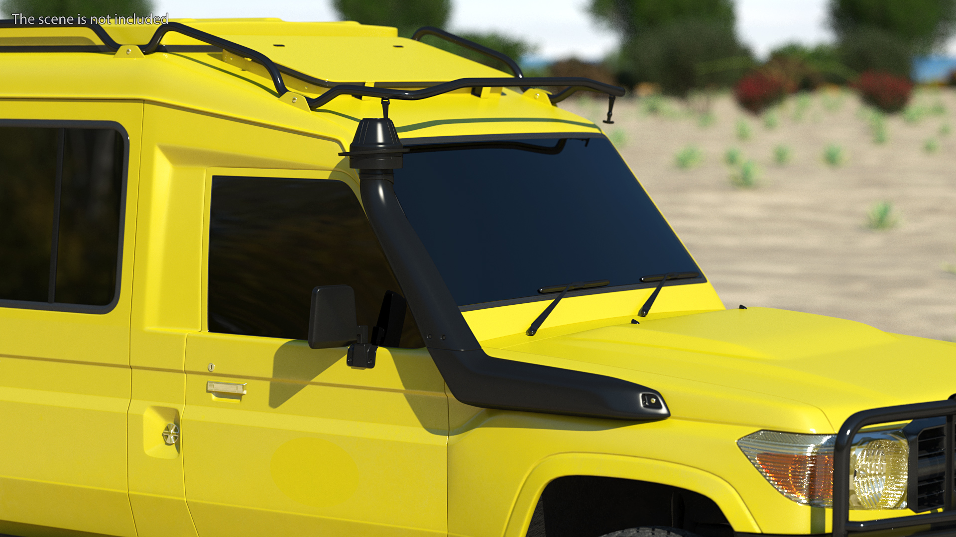 Safari Vehicle 4x4 Exterior Only 3D