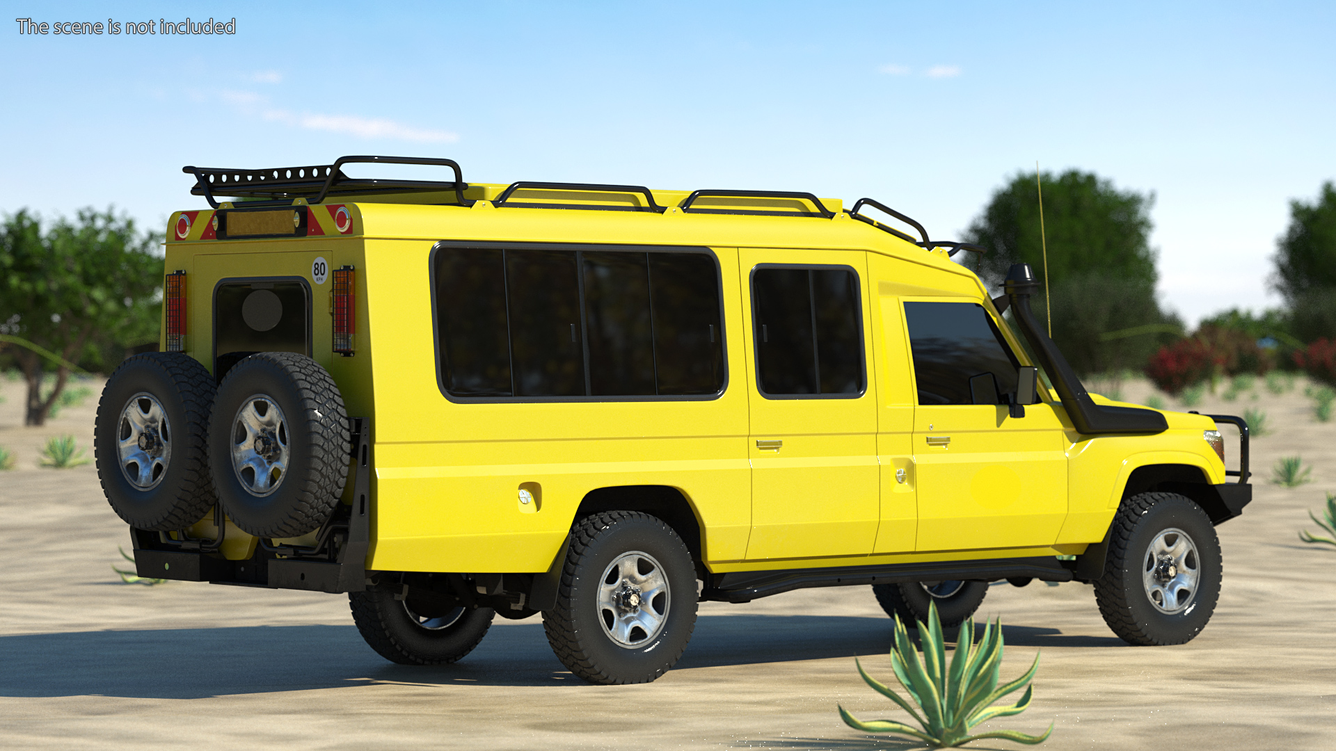 Safari Vehicle 4x4 Exterior Only 3D