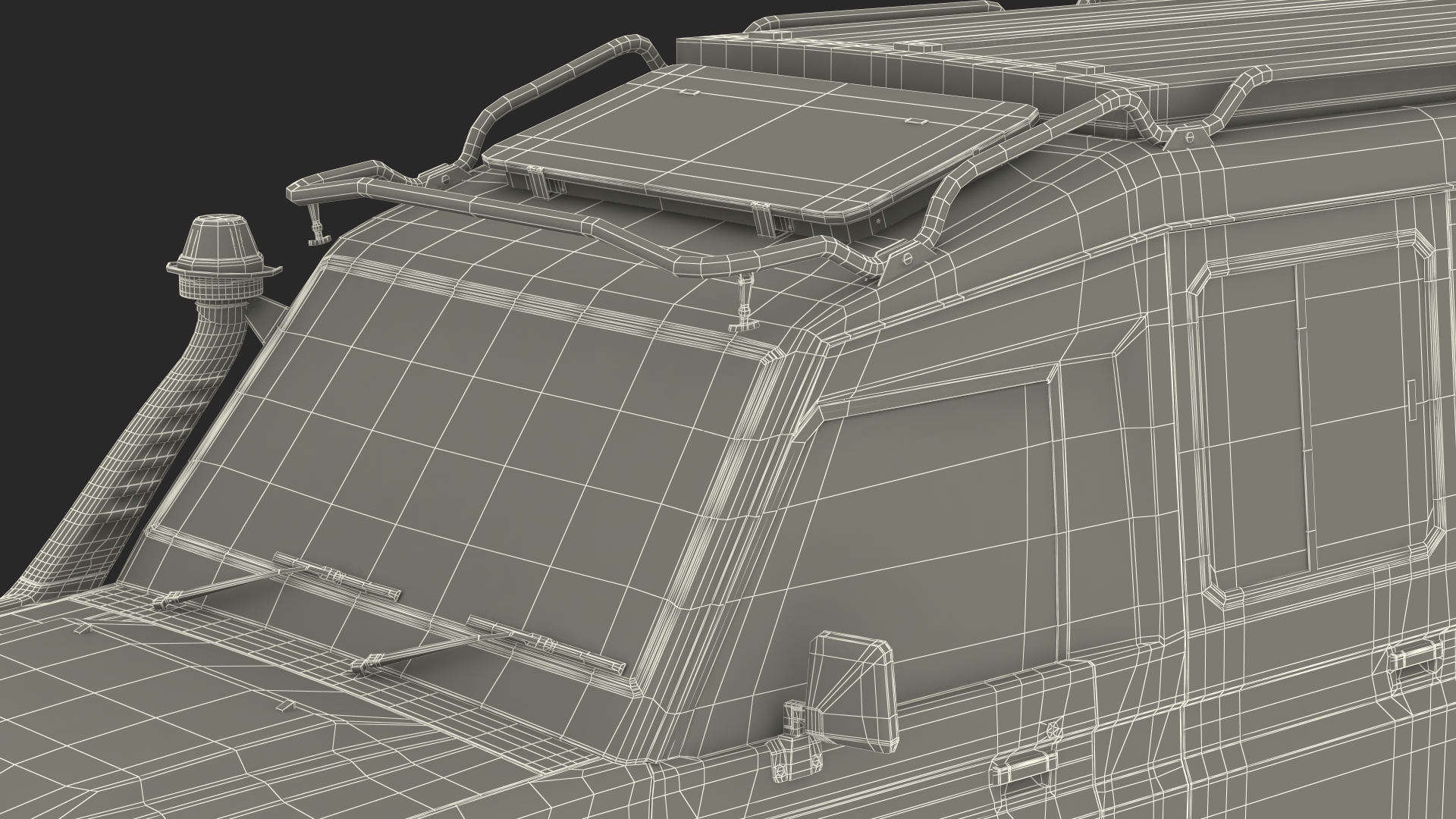 Safari Vehicle 4x4 Exterior Only 3D