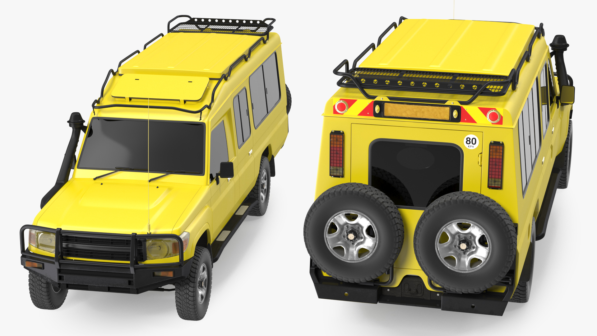 Safari Vehicle 4x4 Exterior Only 3D