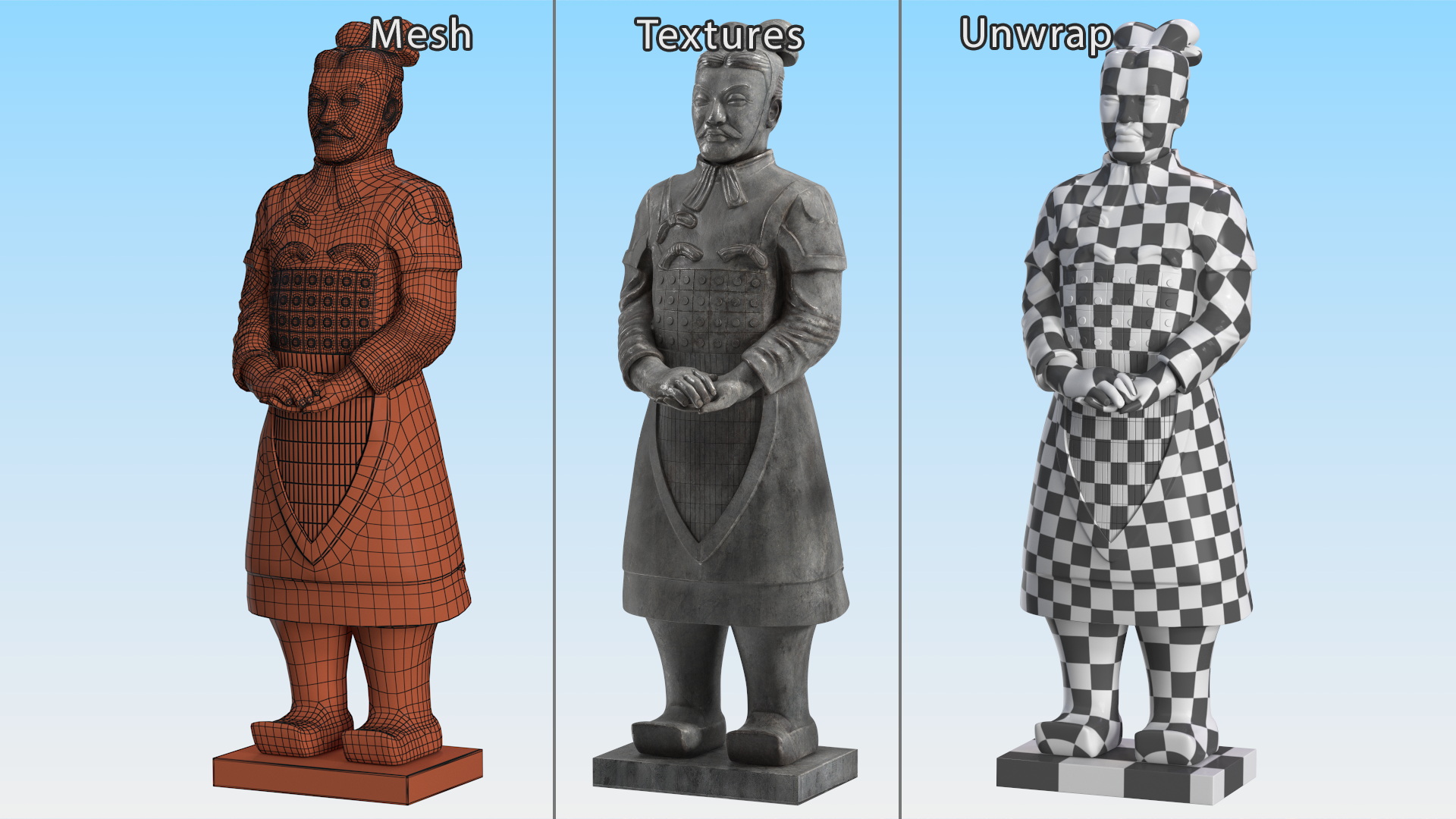 3D Terracotta Warrior model