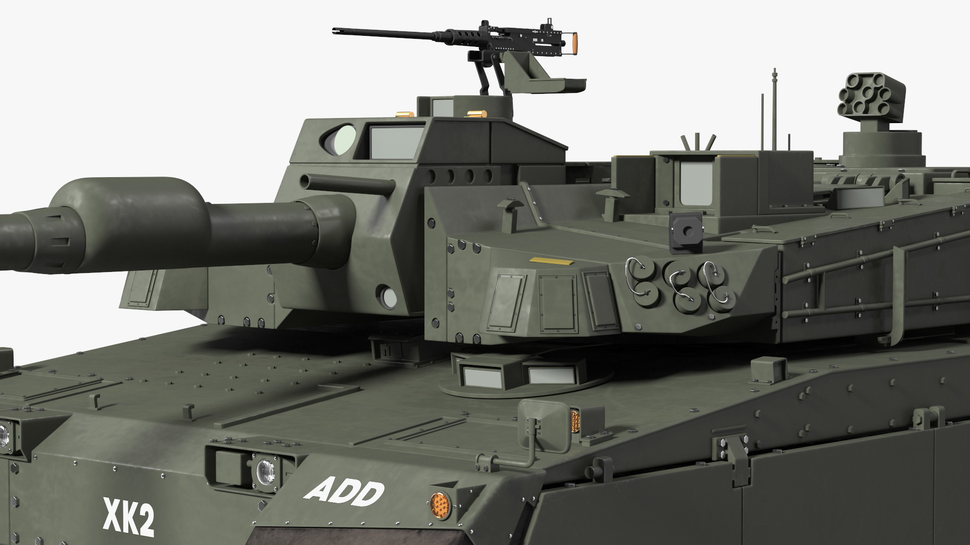 3D K2 Black Panther Tank Rigged model