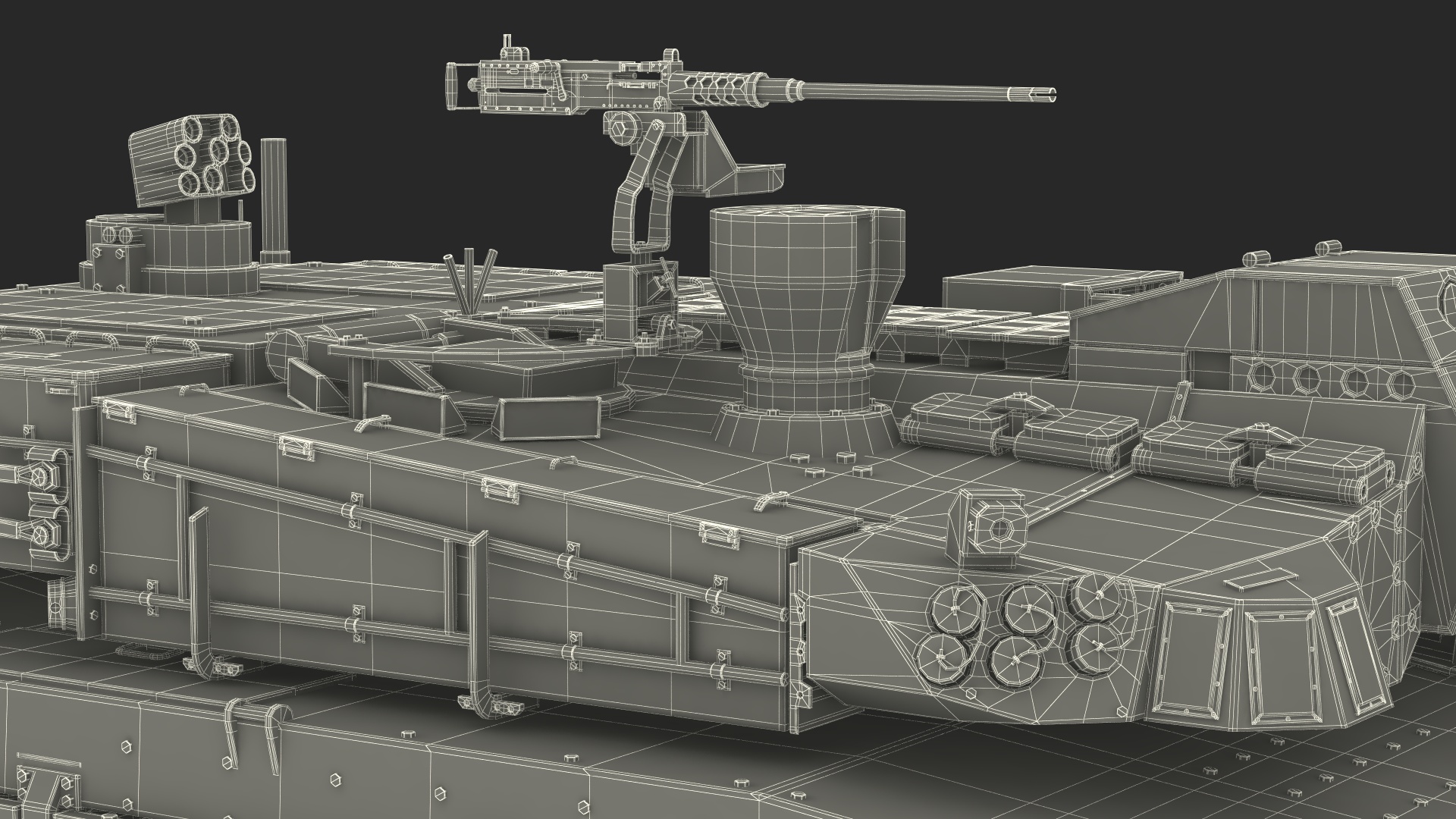 3D K2 Black Panther Tank Rigged model
