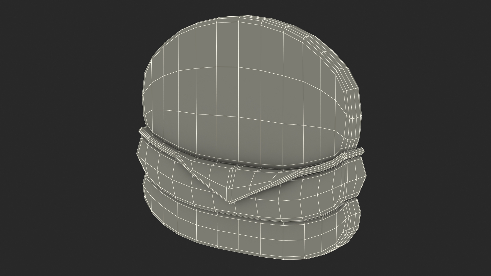 3D model Hamburger Emoji