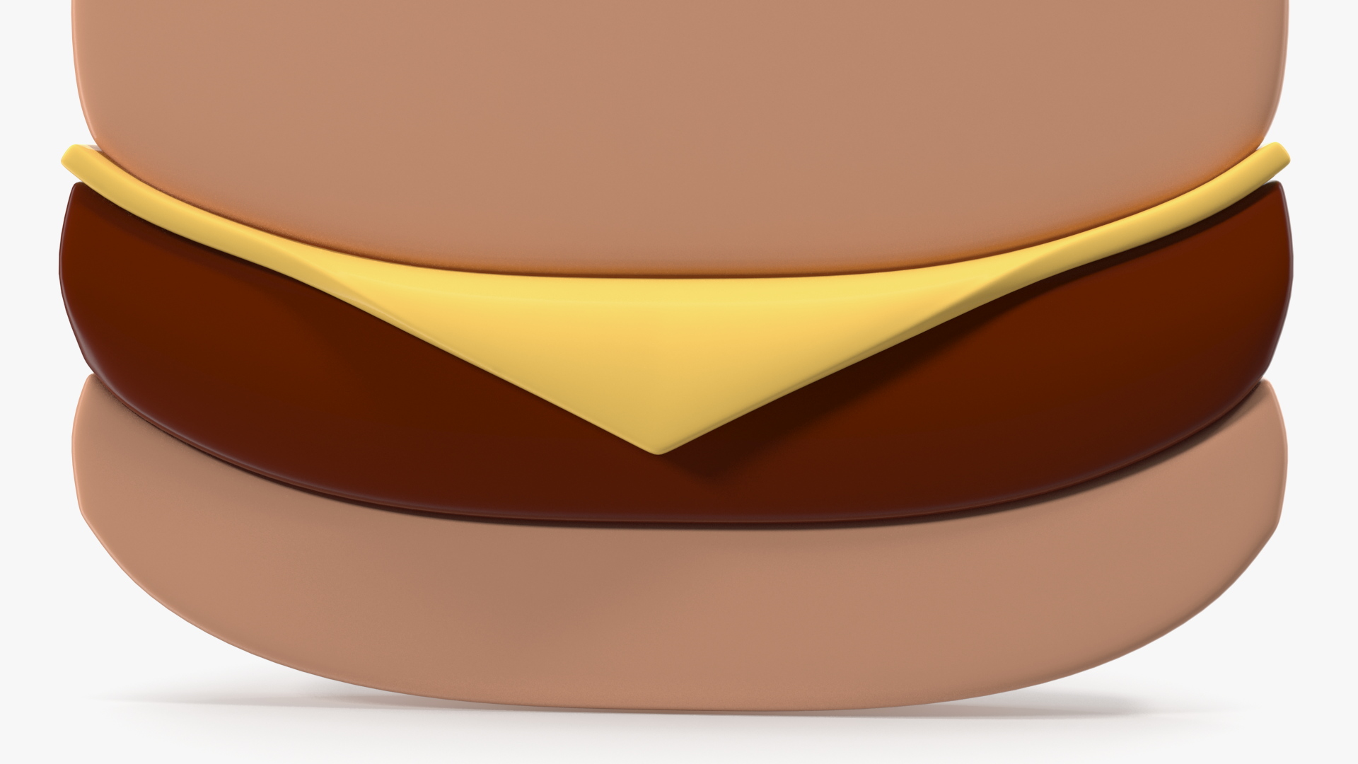 3D model Hamburger Emoji