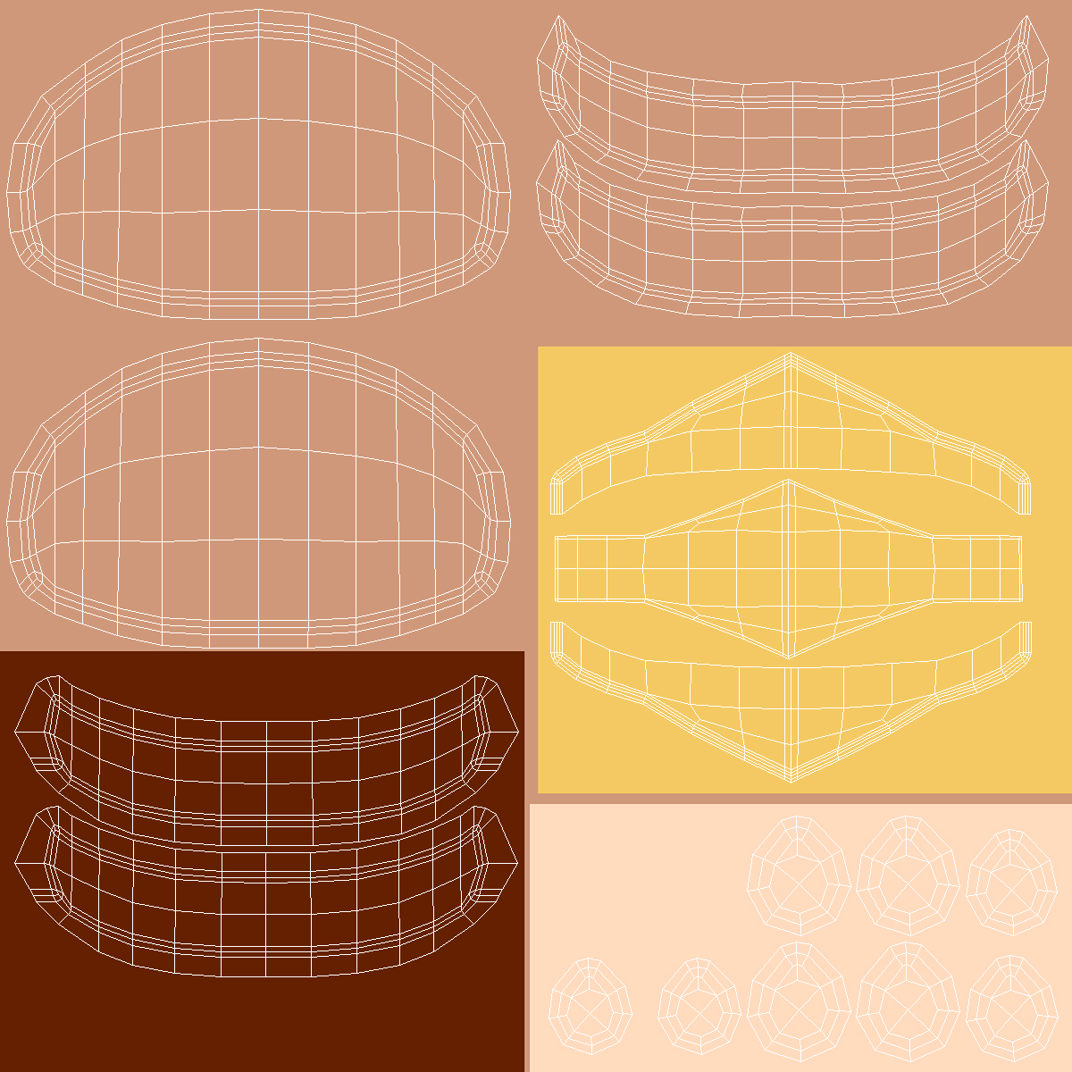3D model Hamburger Emoji
