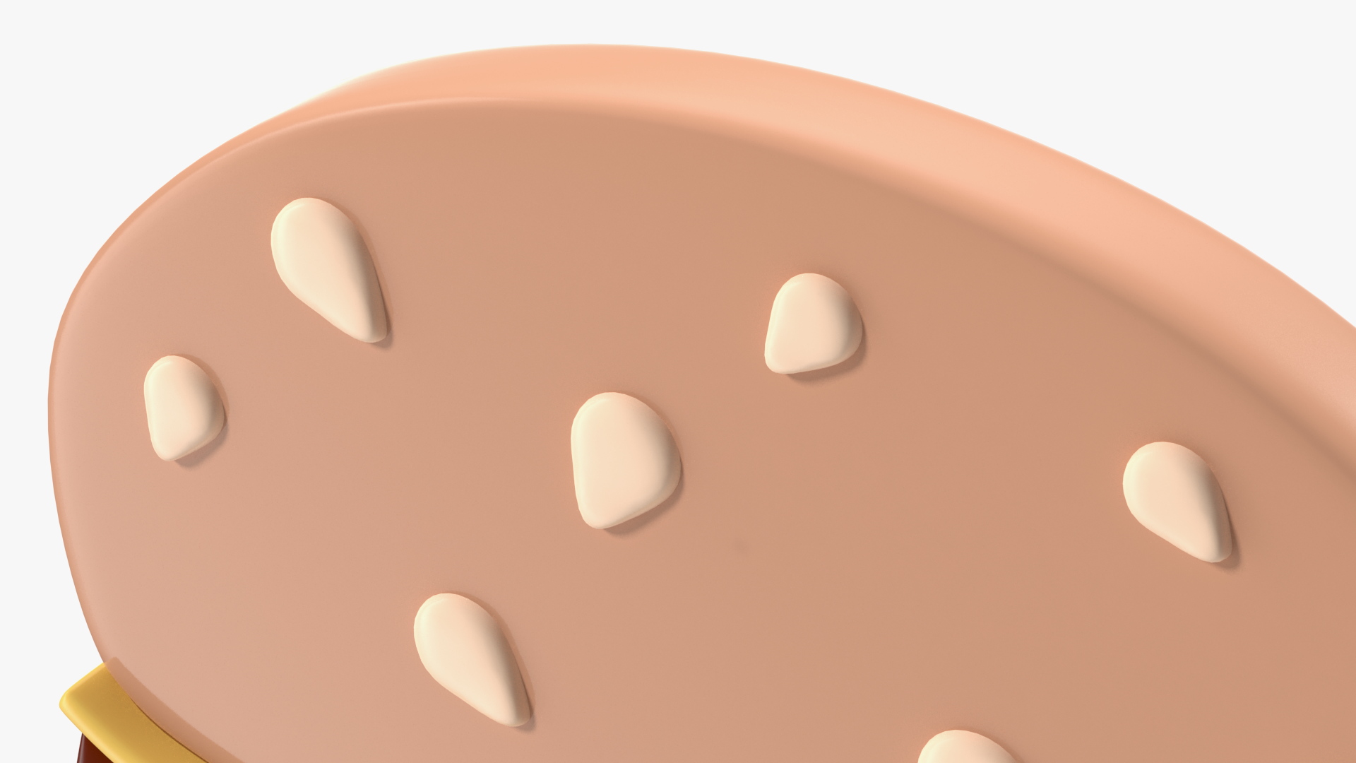 3D model Hamburger Emoji