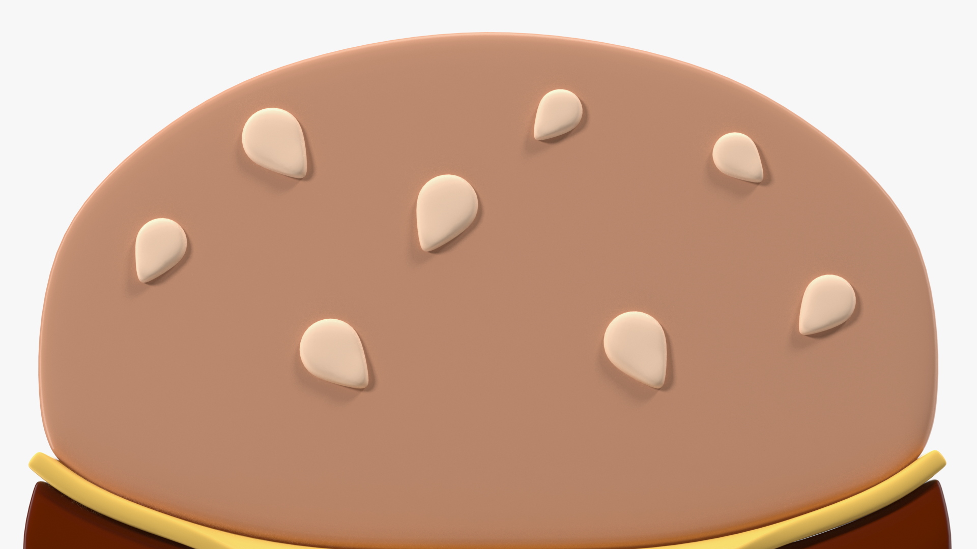 3D model Hamburger Emoji