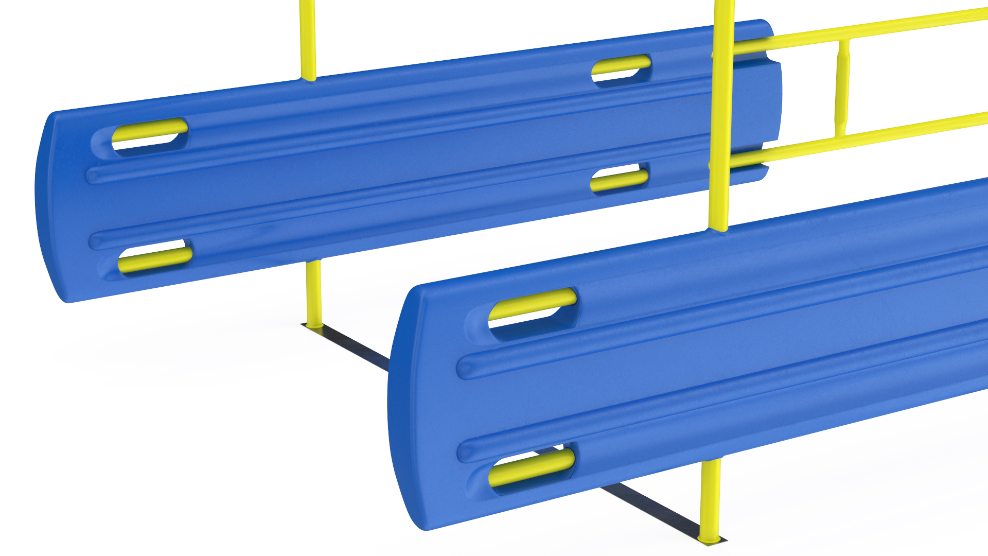 3D model Bumper Cart Corral Yellow