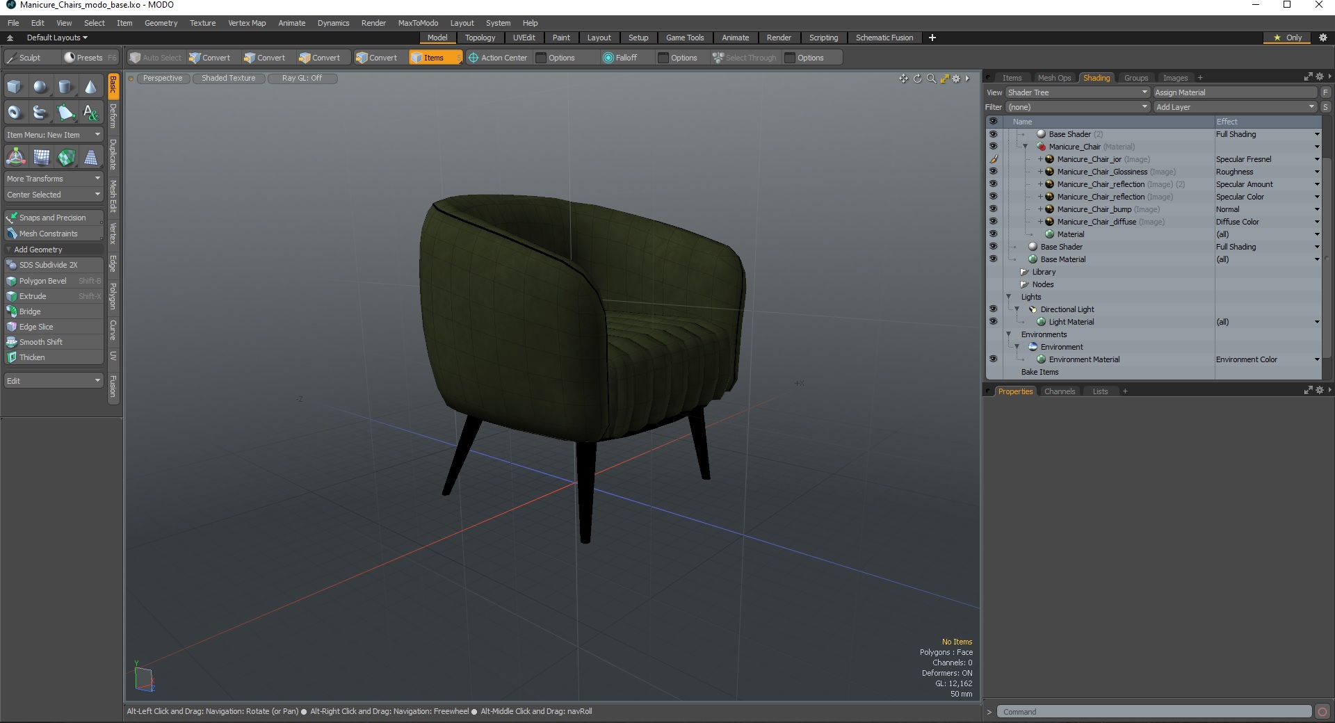 3D model Manicure Chairs