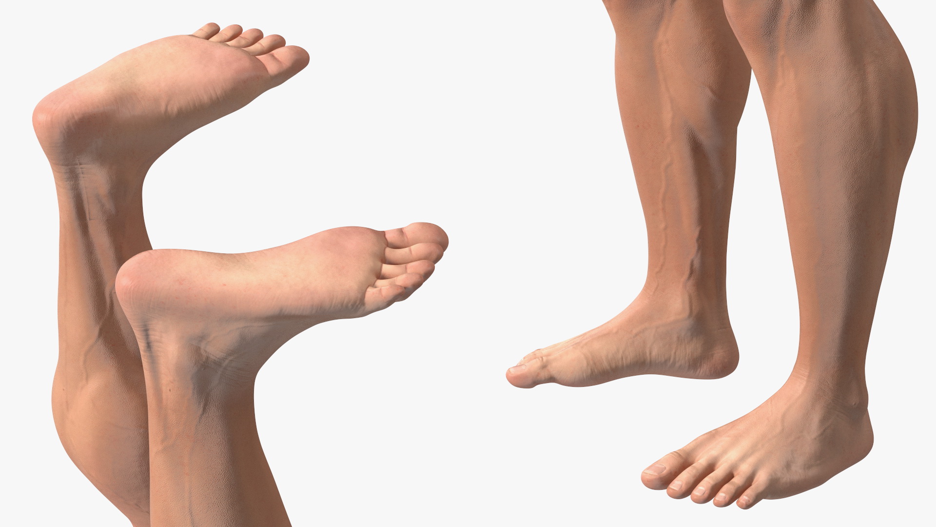 Bodybuilder Man Character T-Pose 3D