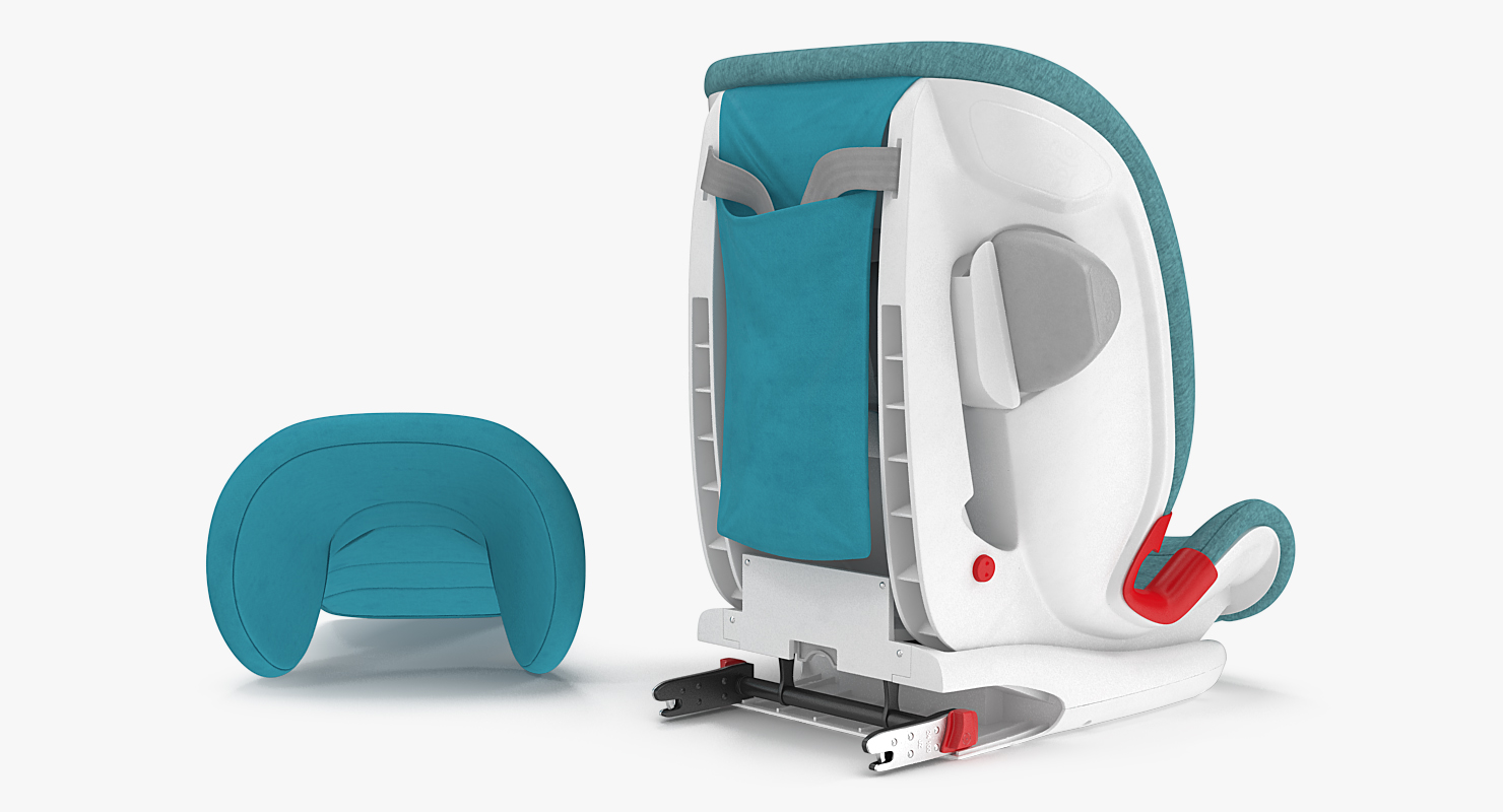 Child Seat on Passenger Place 3D model