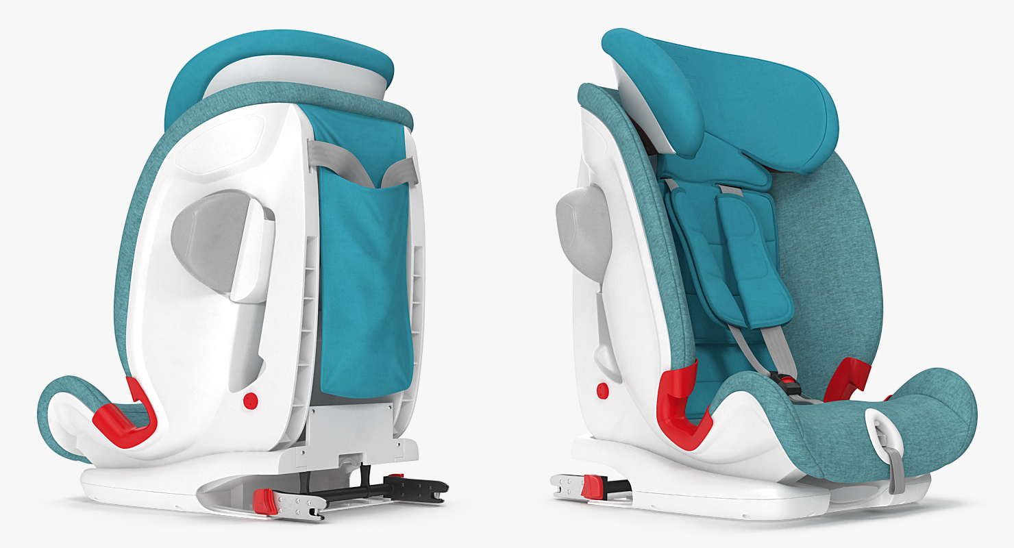 Child Seat on Passenger Place 3D model