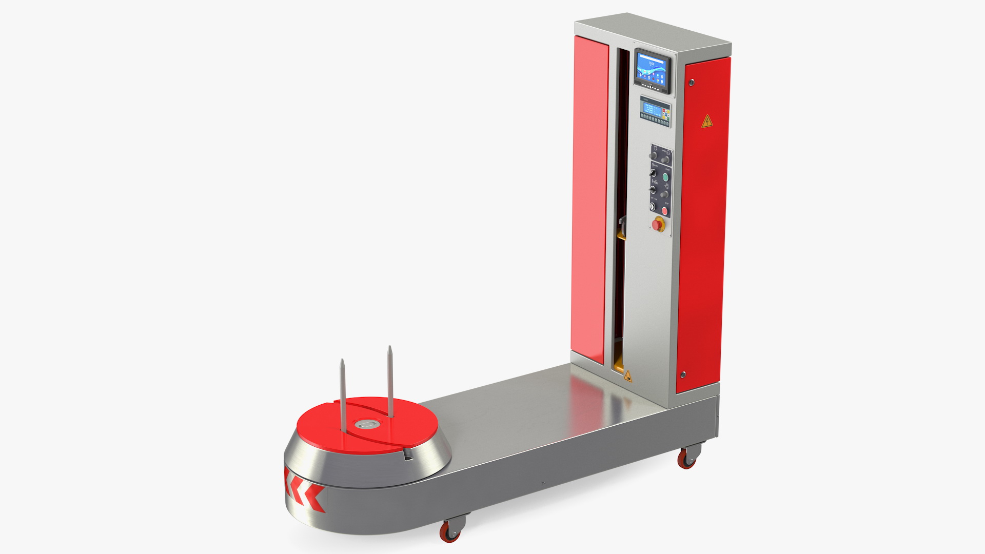 3D Fatek Luggage Suitcase Wrapping Machine Rigged