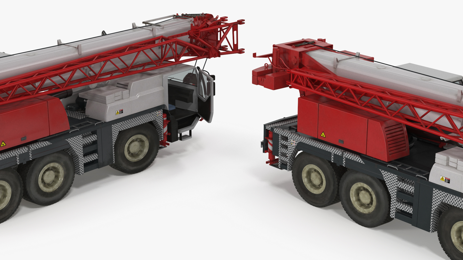 3D model Mobile Crane Truck Rigged