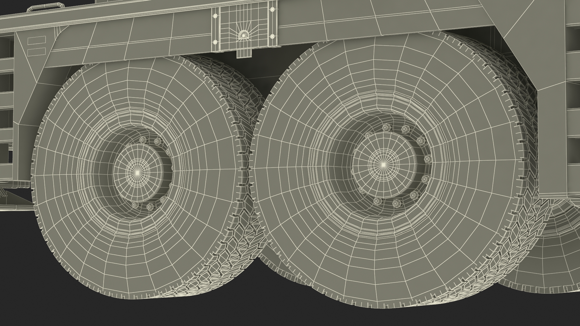 3D model Mobile Crane Truck Rigged