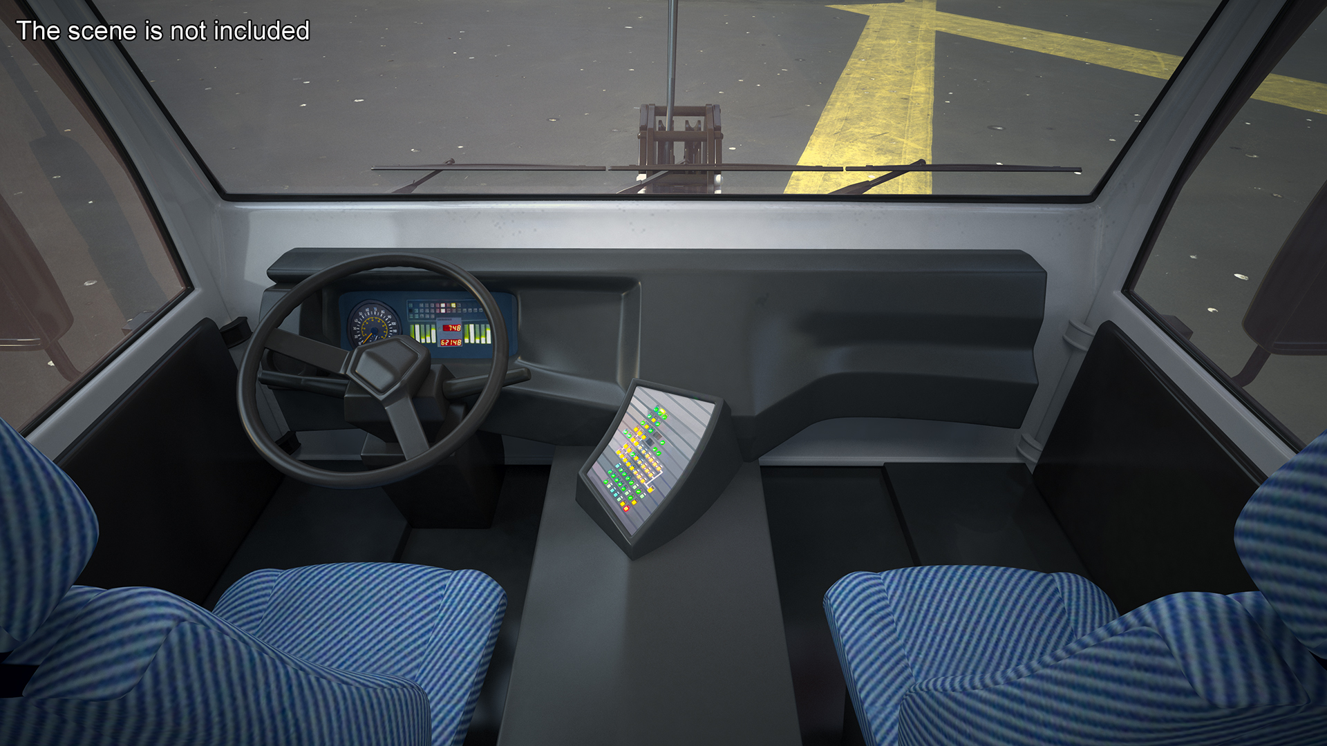 3D model Mobile Crane Truck Rigged