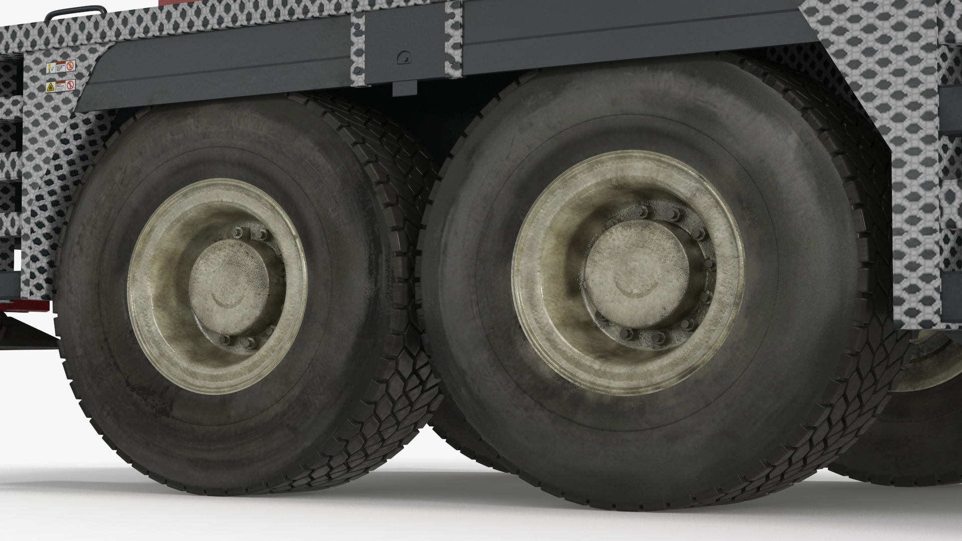 3D model Mobile Crane Truck Rigged