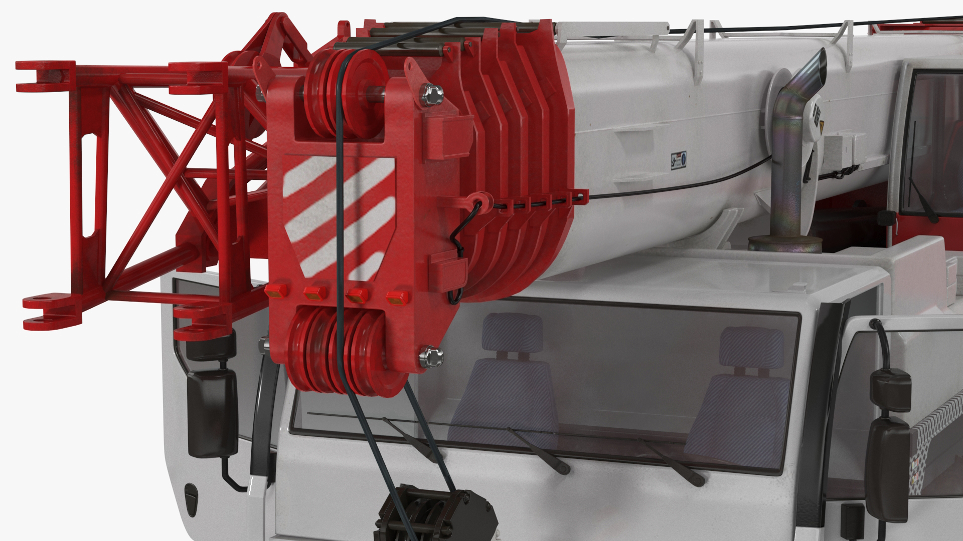 3D model Mobile Crane Truck Rigged