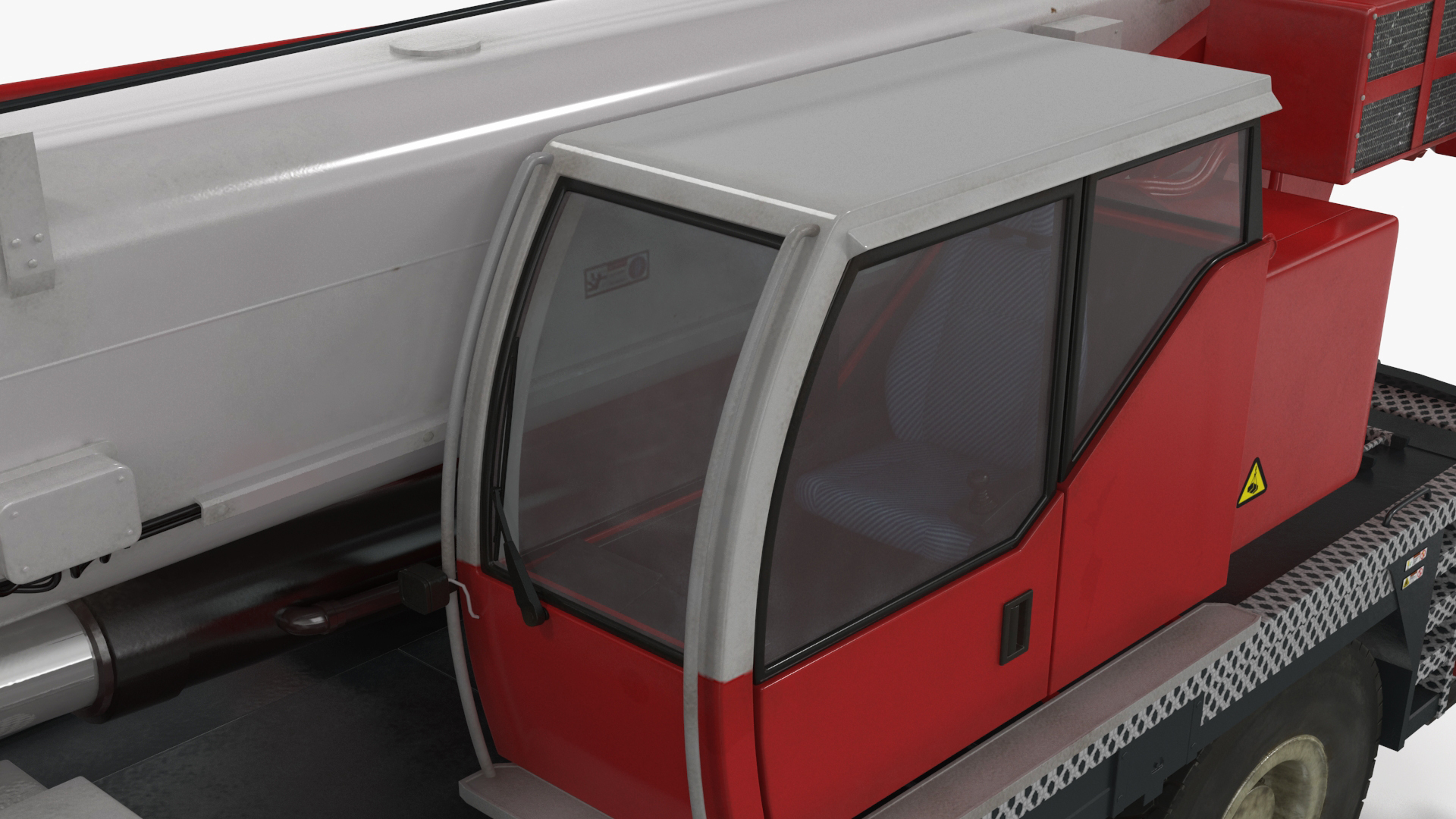 3D model Mobile Crane Truck Rigged