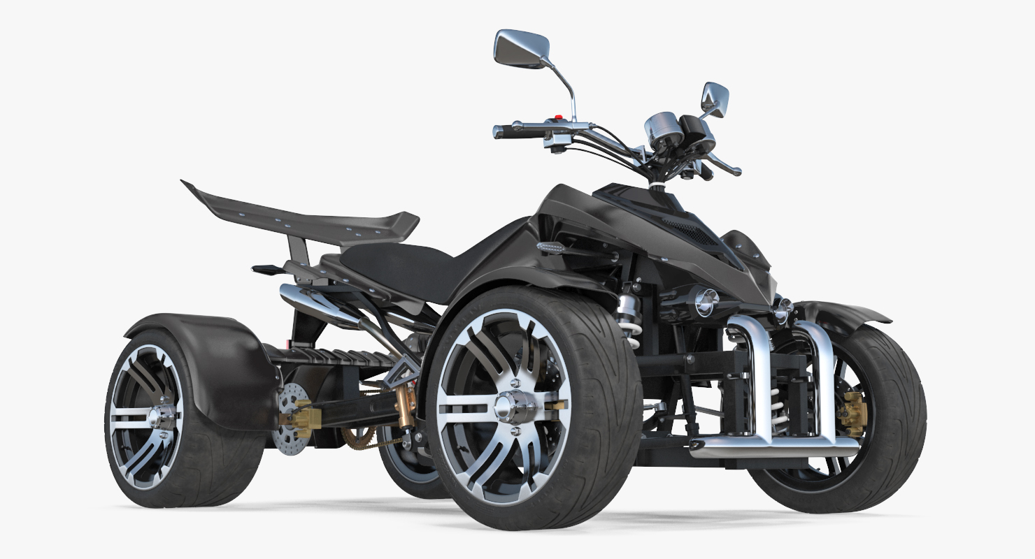 Racing Quad Bike Generic 3D model