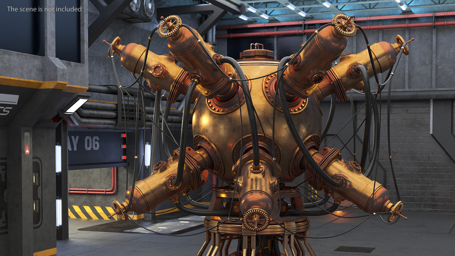 Steampunk Reactor 3D