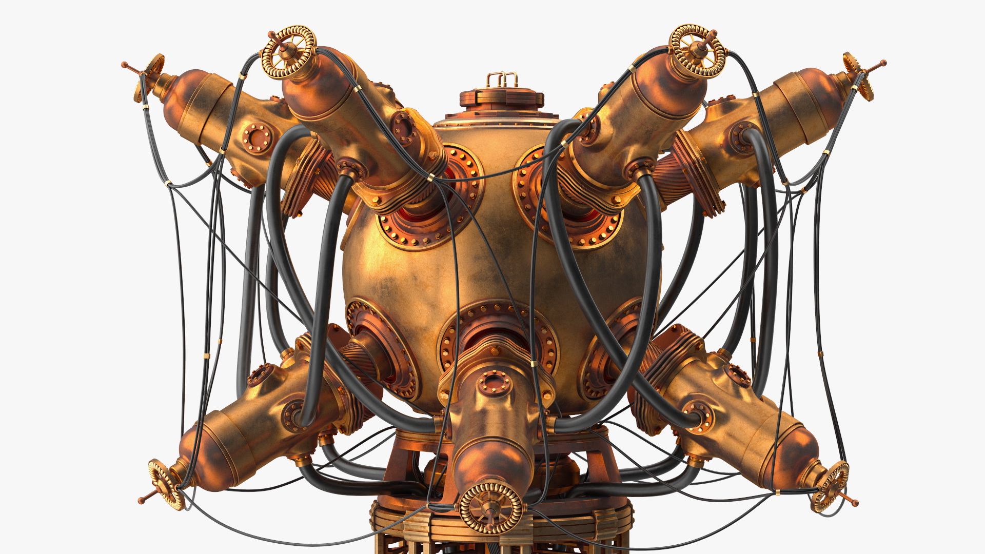 Steampunk Reactor 3D