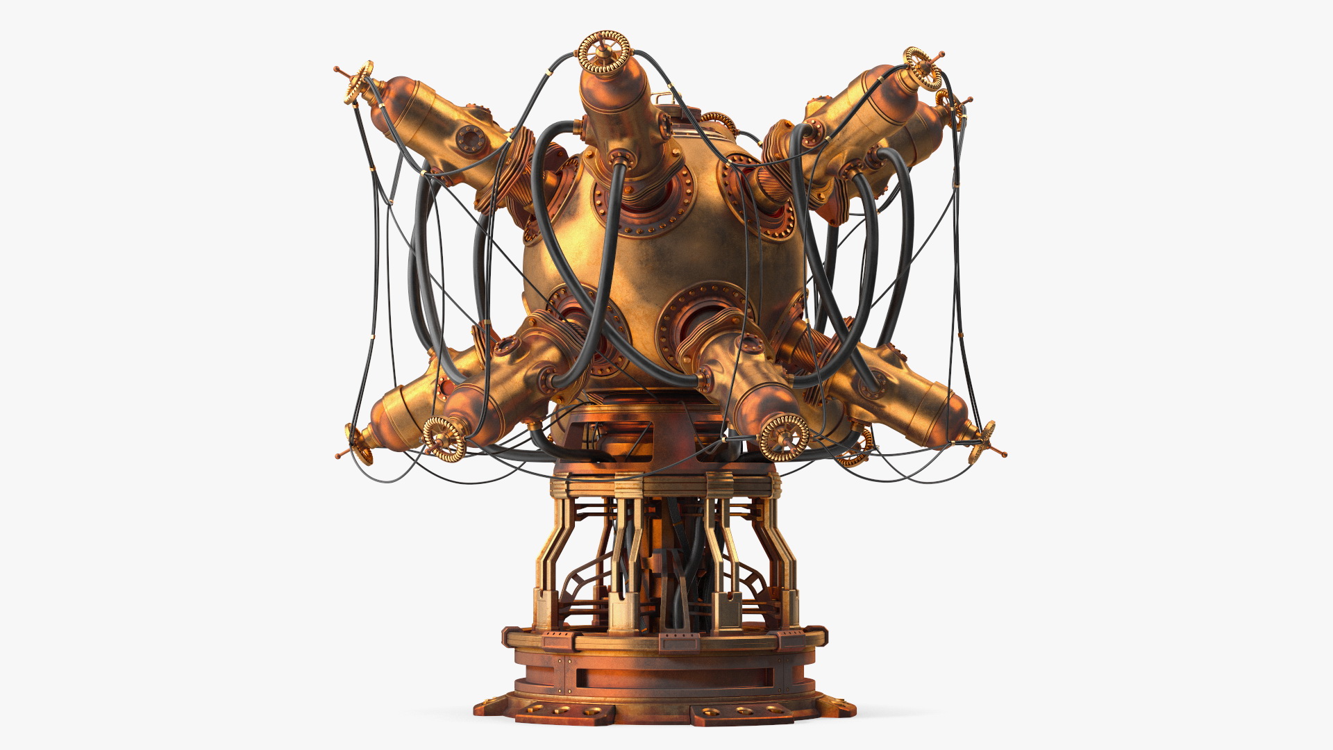 Steampunk Reactor 3D