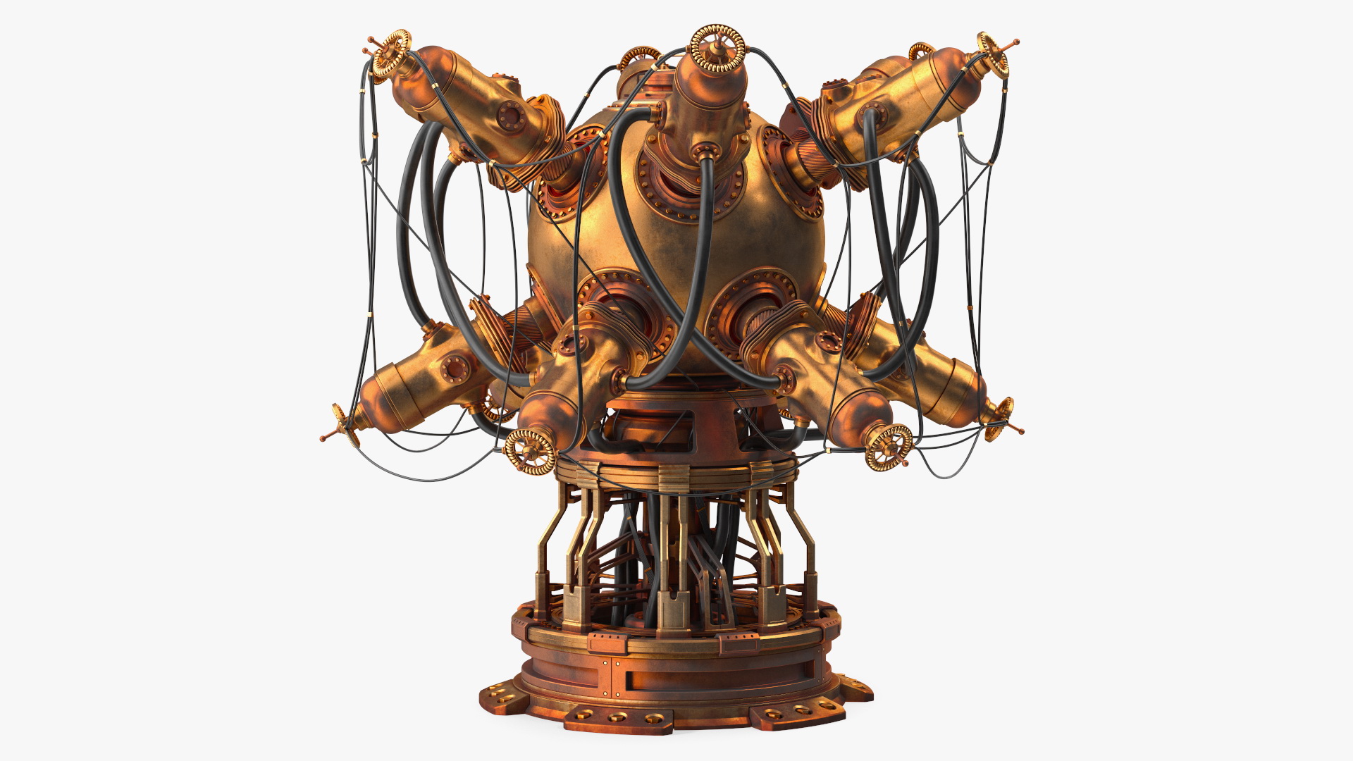 Steampunk Reactor 3D