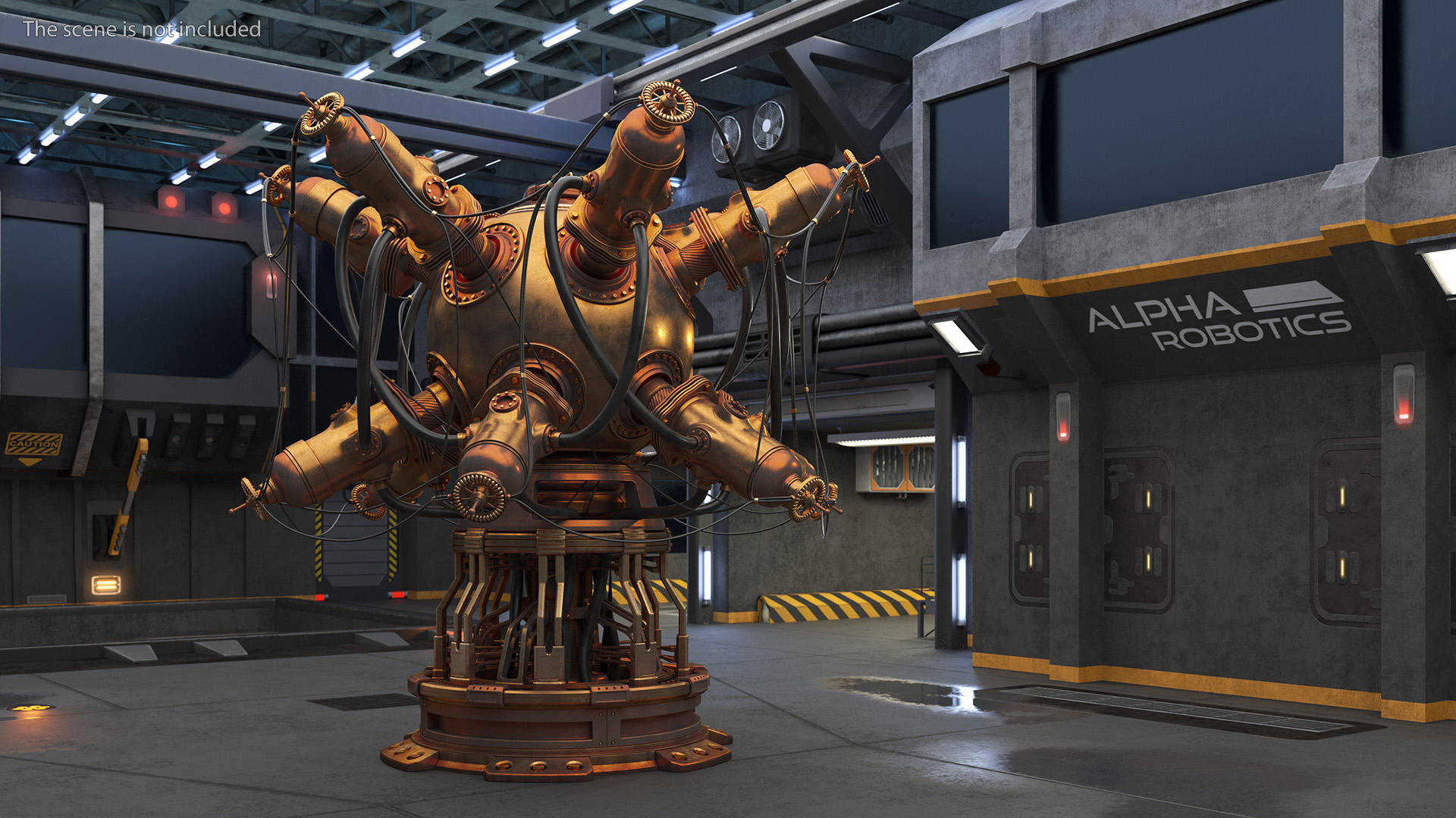 Steampunk Reactor 3D