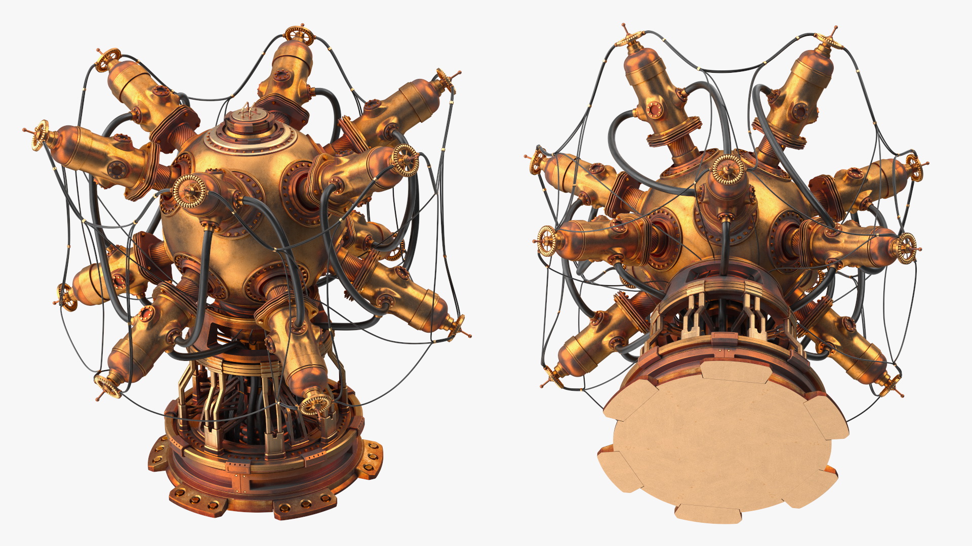Steampunk Reactor 3D