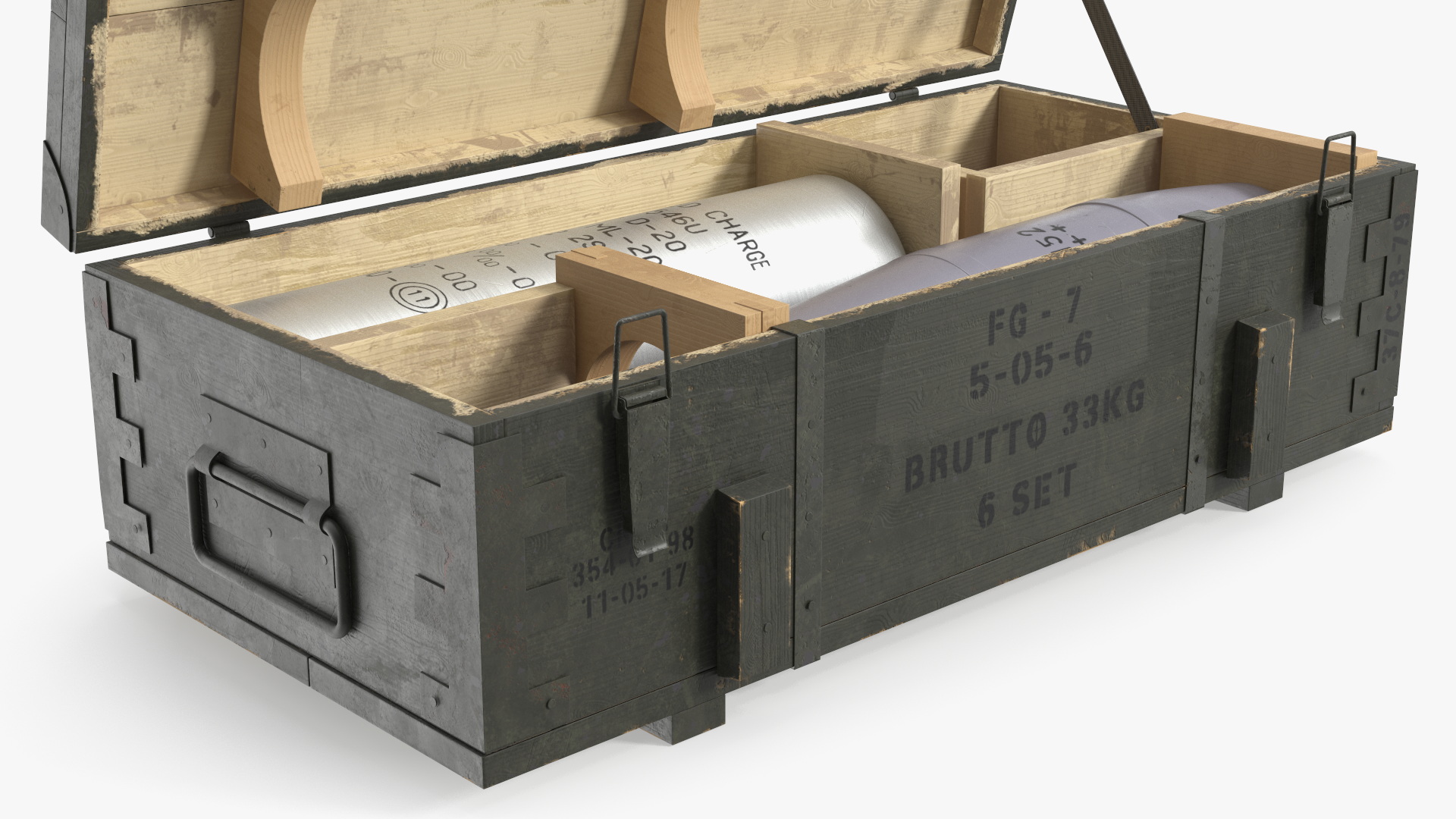 Artillery Projectile 152 mm with Box, view 6
