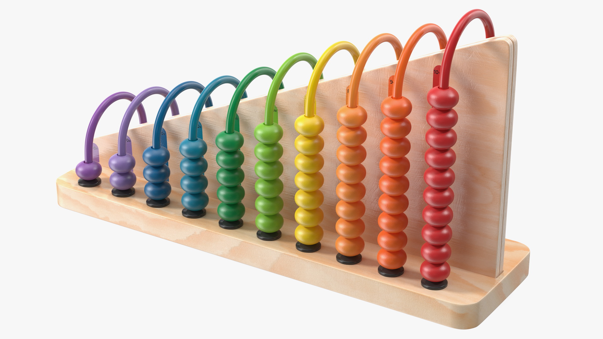 3D Learning Subtract Abacus Toy model