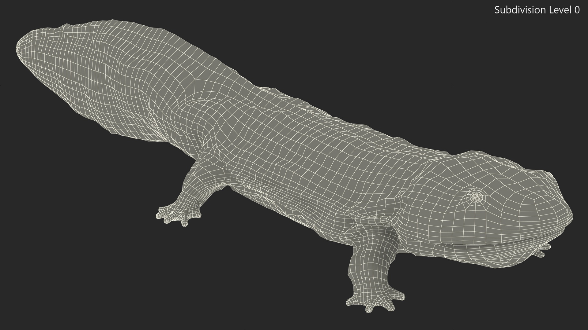 3D model Salamander Dark