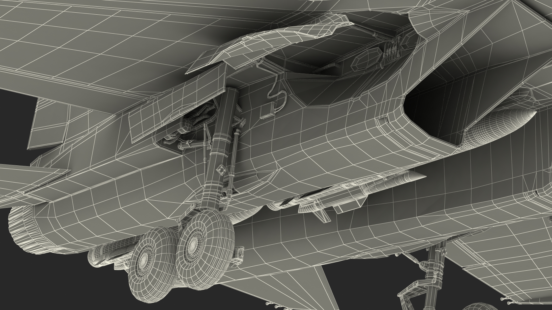 3D Su 34 Aircraft with X-31PM Supersonic Missile Rigged for Maya