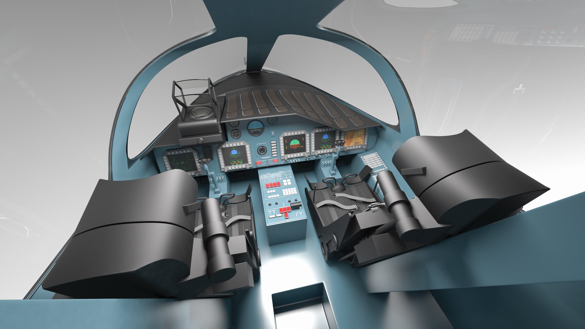 3D Su 34 Aircraft with X-31PM Supersonic Missile Rigged for Maya